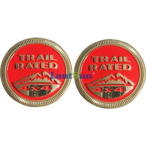 JL1108 For Jeep JL JK for wrangler 2018+ Lantsun JL1108 4x4 off road snow mountain standard sports car stickers logo LANTSUN