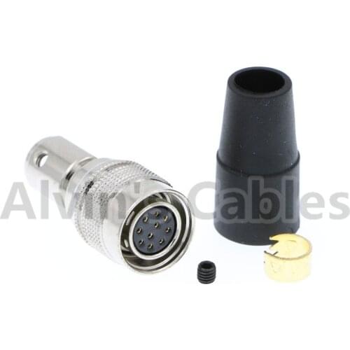 Alvins Cables HR10A-10P-10S Hirose 10 pin Female Compatible Connector for Camera New