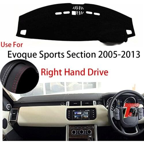 TAIJS Factory Classic Casual Leather Car Dashboard Cover For LAND ROVER Evoque Sports Section 2005--2013 Right hand drive