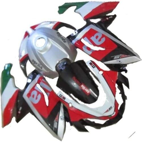Injection mold Fairing kit forAprilia RS125 06 07 08 09 10 11 RS 125 2006 2010 2011 Silver red black Fairings set