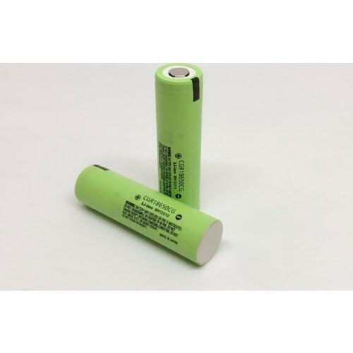 2PCS/LOT New Original Panasonic CGR18650CG 18650 3.7V 2250mAh Rechargeable Battery Lithium Batteries (CGR18650CG)