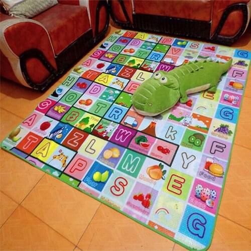 Portable Child Puzzle Carpet Bedroom Home Rug Thick Baby Crawling Mat Kids Tasteless And Carpets Friendly Environmentally Safety
