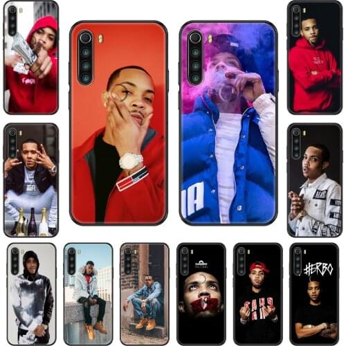 Rapper G Herbo Phone case For Xiaomi Redmi Note S2 4 5 6 7 8 A S X Plus Pro black tpu cover painting coque art waterproof