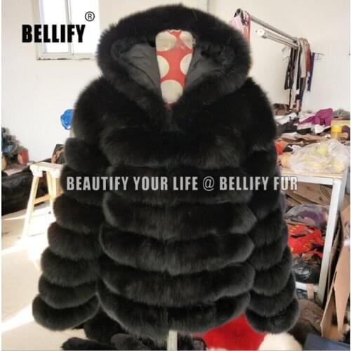 Sliver Fox Fur Coats Women 2020 Winter Top Fashion Coat Elegant Thick Warm Outerwear Top Quality Fur Jacket