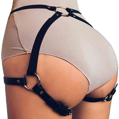 Harness for Women Garter Belt Harness Belts Stockings Erotic Underwear Sexy Lingerie Bondage Leather Leg Strap Lady Suspender