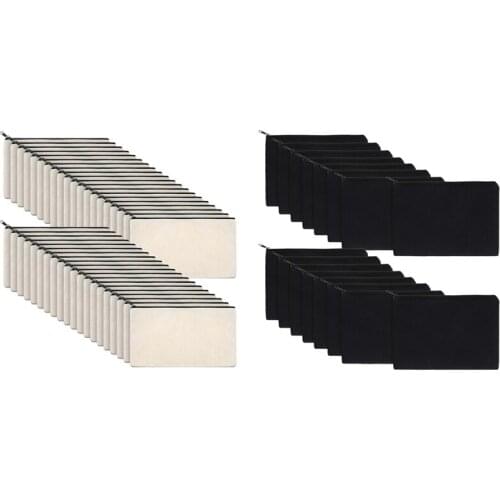 16Pcs Blank Canvas Makeup Cosmetic Bags Pouch With Zipper With Canvas Zip Bags Canvas Pencil Pouch Canvas Makeup Bags