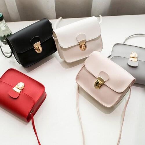 2020 New Fashion Ladies Messenger Bags Cheap Hasp PU Leather Small Shoulder Bags Women Crossbody Bag For Girl Brand Handbags 102