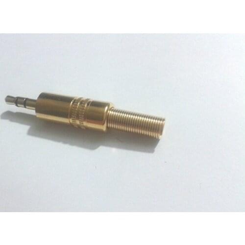 20pcsb brass Stereo male 1/8 3.5mm Jack Plug Audio connectors headphone New