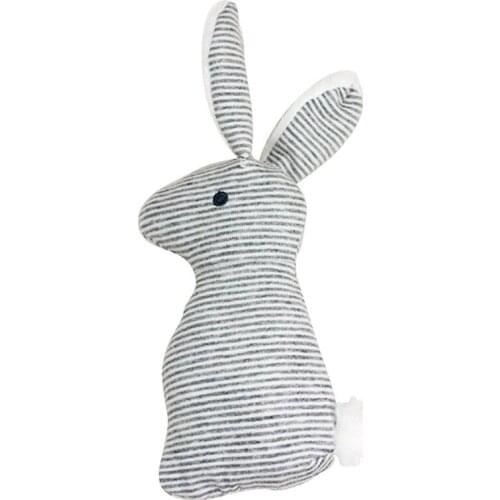 21cm Rabbit Baby Toys Plush 0-12 Months BB Bunny Rattle Ring Bell Crib Sound Cute Animal Bebe Toy Kids Doll