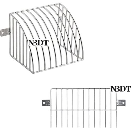 304 Stainless Steel Wire Wall Mounted Gutter Guard Drain Downspout Filter Strainer Leaf Flat Quarter Round Shaped