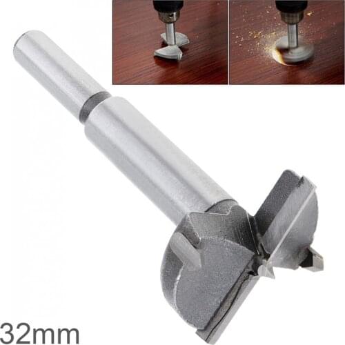 32mm Tungsten Steel Hard Alloy Wood Drill Bits Woodworking Hole Opener for Drilling on Plasterboard/Plastic Boards/Wooden Board