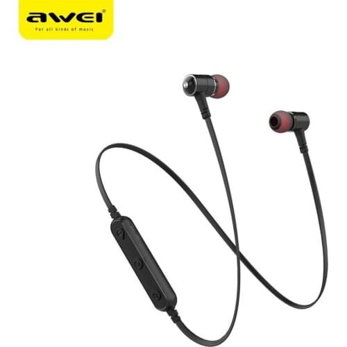 Awei B930BL Bluetooth Earphone Magnetic Stereo Mini In-ear Earbuds Wireless Sport Headset for Mobile Phone