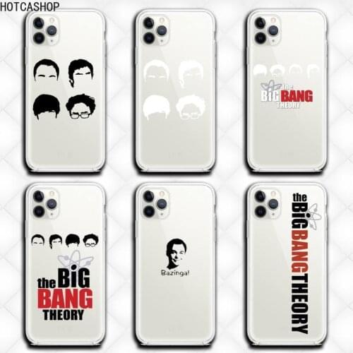 Big Bang Theory Phone Case clear for iphone 12 11 Pro max mini XS 8 7 6 6S Plus X 5S SE 2020 XR cover