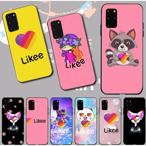 Likee Funny cat bear love heart Phone Case For Samsung A32 A51 A52 A71 A50 A12 A21S S10 S20 S21 Plus Fe Ultra