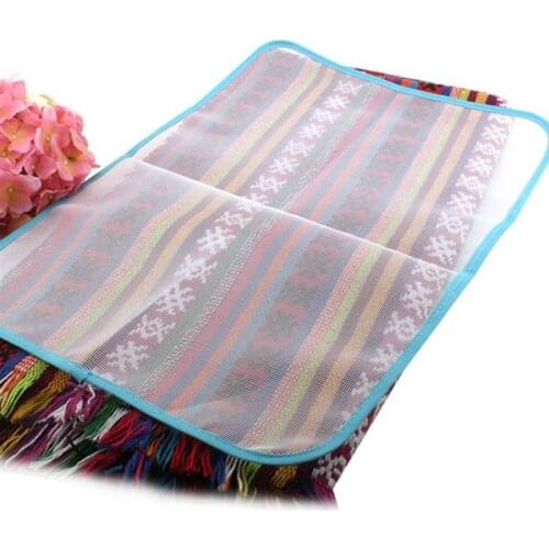 High Temperature Resistance Ironing Pad Heat Insulation Protective Cloth Ironing Mat Mesh Cloth Cover Random Color