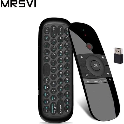 MRSVI New Original W1 Fly Air Mouse 2.4GHz Wireless Keyboard Remote Control For Smart Home Android Tv Box Mini Pc