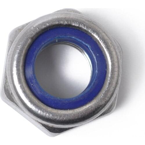 Set Of 175 Stainless Steel M3 M4 M5 M6 M8 M10 M12 Nylon Insert Lock Hex Nuts