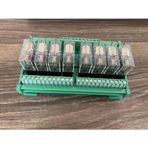 Coil voltage 12V or 24V 8-channel relay driver board module module Omron PLC board MCU isolation amplifier board