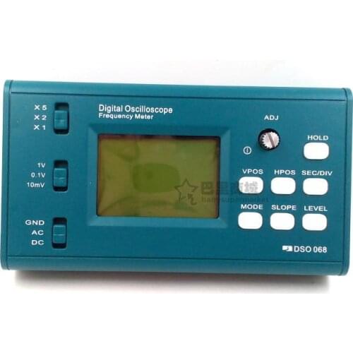 DSO 20MSa/s 3MHz Oscilloscope LCD Digital Storage Frequency Meter Professional BNC Probe USB Interface Oscilloscope DSO068 Kit
