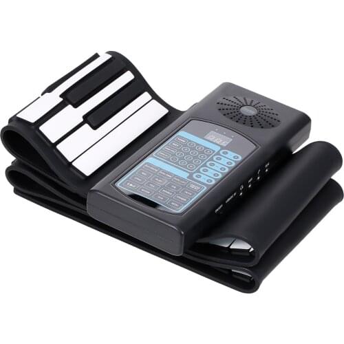 Portable Foldable Roll Up MIDI Flexible Piano 88 Keys Silicone Soft Keyboard Electronic Organ musical gifts for kids Dropship