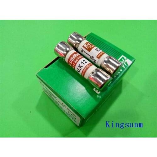 Free shipping 10pcs KLK 12 fuse 10X38 12A Littelfuse 600VAC
