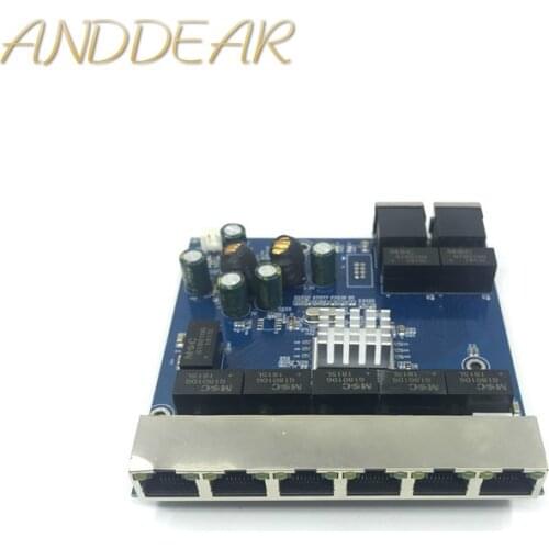 Industrial Ethernet Switch Module 5 Ports Unmanaged10/100/1000mbps PCBA board OEM Auto-sensing Ports PCBA board OEM Motherboard