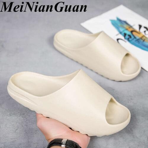 Platform Slides Women Unisex Summer Flip Flops Woman Slippers for Home Cartoon EVA Breathable Womens Summer Shoes Man Flat DH