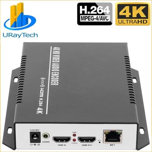 UHD 4K IPTV Video Encoder HDMI RTSP Encoder HD H.264 UDP Multicast Unitcast Encoder H264 For Wowza Server Youtube Facebook Live