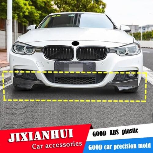 For F30 F35 Body kit spoiler 2012-2017 For BMW 3 series 320i ABS Rear lip rear spoiler front Bumper Diffuser Bumpers Protector