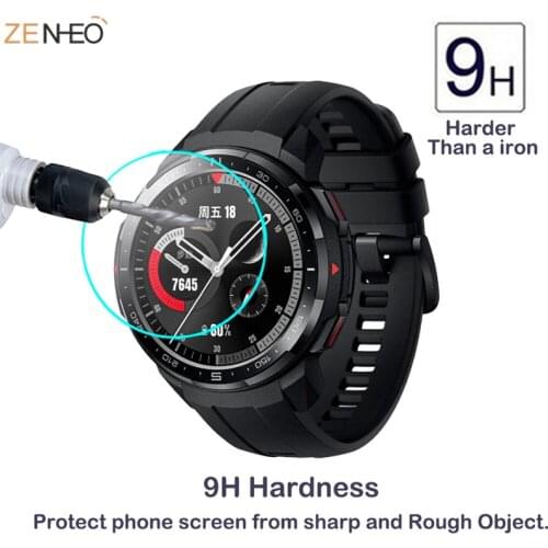 2PCS for Huawei Honor Watch GS Pro Tempered Glass Screen Protector 9H Smart watch Protective Glass film Screen Protector