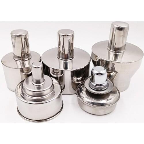1PC lab 100ml 200ml 400ml 450ml anti-explosion and thicken 304 Stainless Steel Alcohol Burner Lamp with wick for Laboratory