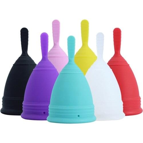 1Pcs Medical Grade Silicone Menstrual Cup Women Lady Menstrual Cup Coppetta Mestruale Coupe Feminine Hygiene Menstrual Cup