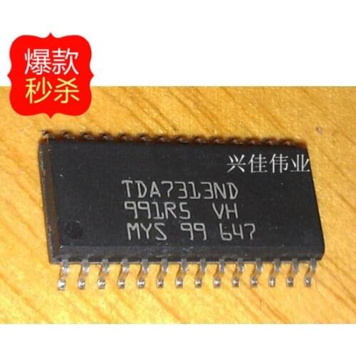 10PCS New original authentic TDA7313 TDA7313ND SOP-28 digital stereo audio control IC
