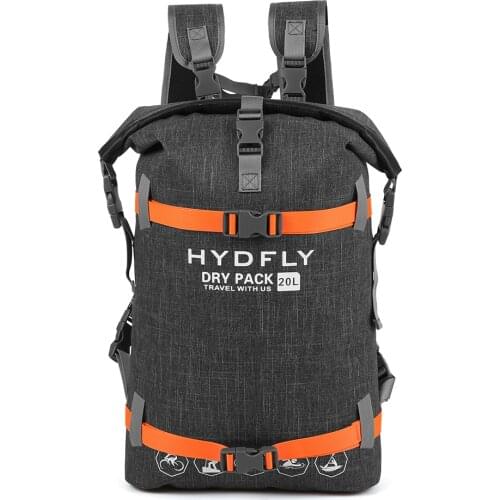 10L/15L/20L Outdoor Waterproof Dry Bag River Trekking Bags Floating Roll-top Backpack Water Sports Drifting Swimming Bag