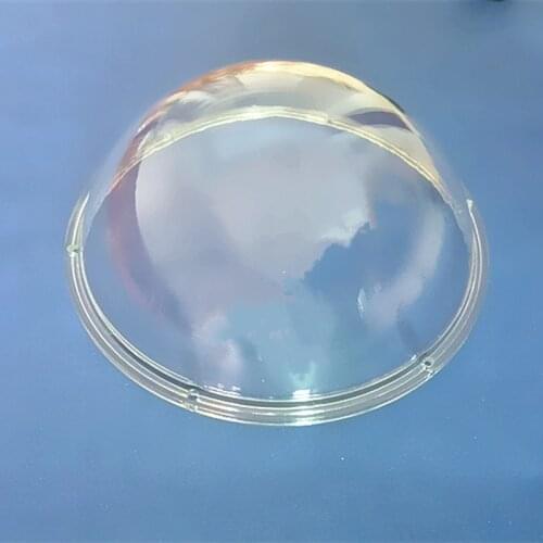 2 pcs round shape LED light cover Anti-glare Milk white surface or clear surface concave convex cover 122mm
