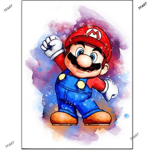 5D Diamond Painting Cartoon Boy DIY Diamond Painting Diamond Inlaid DIY Diamond Embroidery Cross Stitch Mosaic Home Decoration