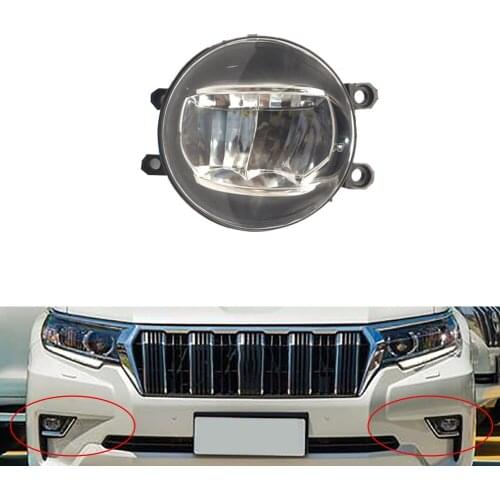 Car Light For Toyota Land Cruiser LC200 2016 2017 2018 Fog Lights Assembly LED Auto Front Bumper Grille Signal Lamp Driving