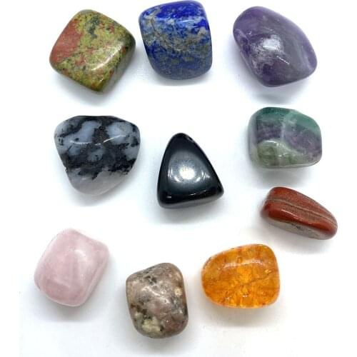 Natural Stone Irregular Natural Stone Seven Chakra Beads, Used for Fashion DIY Jewelry Making Necklace Bracelet Accessories