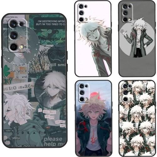 Nagito Komaeda Case For Realme C3 6 7 Pro X50 X7 Pro Q2 Funda For OnePlus 8 Pro 7 Pro Nord 6 6T 7T 8T