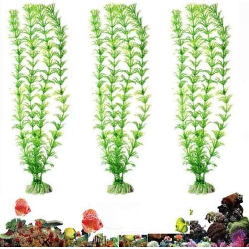 Aquarium Decoration Underwater Fish Aquarium Plants Ornaments Aquarium Fish Tank Plant Green Water Grass Decor 32cm