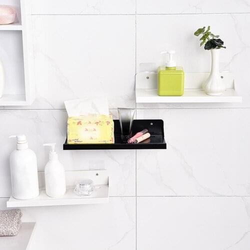 Bathroom Shower Gel Shampoo Holder Shelf Tissue Paper Storage Rack Organizer
