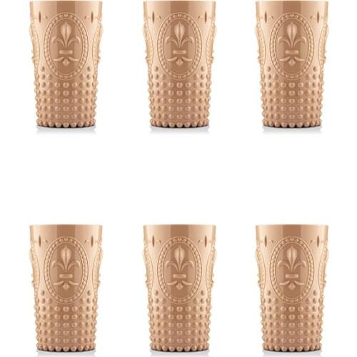 EWs Acrylic Long Cup 3 Cup + 3 Cup