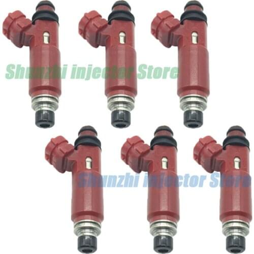 6pcs Fuel Injector Nozzle For 2001-2002 Mitsubishi Montero 3.5L-V6 OEM:MD357267 195500-3970 1955003970