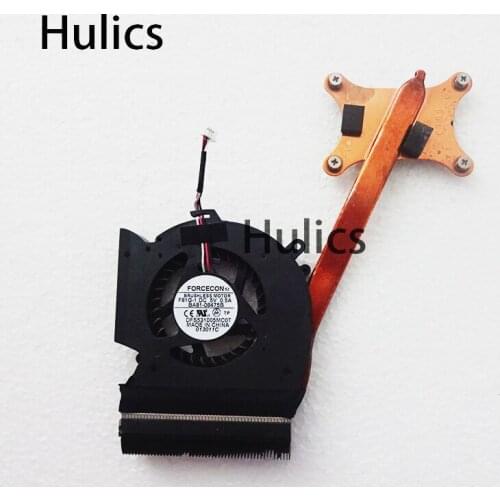 Hulics Original laptop cpu cooling heatsink fan For Samsung NP-R540 NP-R580 NP-R538 R540 R580 R538 BA62-00513A CPU heatsink fan