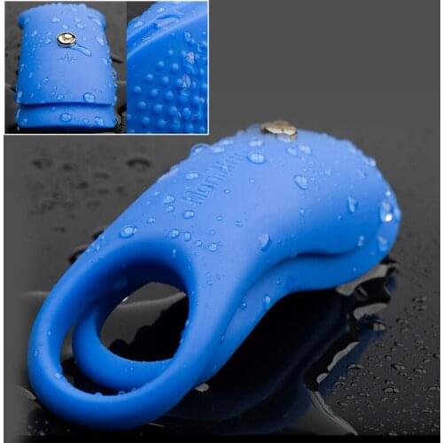 Penis Rings Vibrator Sex Toys for Men Male Delayed Ejaculation Erectile Dilator Adult Sex Products Silicone Clitoris Stimulat L1