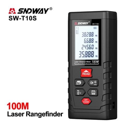 SNDWAY Laser Rangefinder Laser Distance Meter Measure Tape Laser Digital Handheld Tool Device SW-TS Series Laser Range Finder