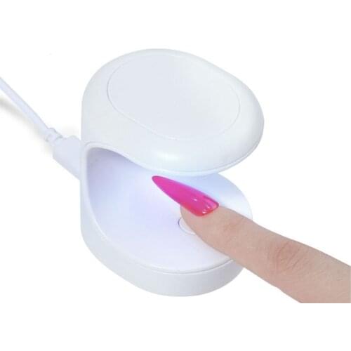 Mini Nail Dryer UV LED Nail Lamp Portable Nail Phototherapy Light for Fingernail Toenail with USB Charging Cable Nail Art Tool