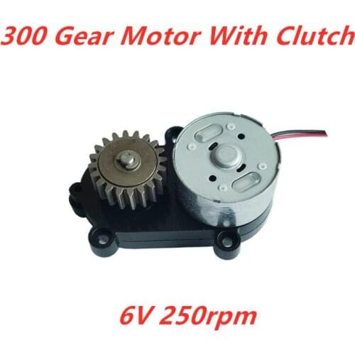 6V 250RPM DC 300 Gear Motor With Clutch For Automatic Smart Door Lock Household Toys Reducer Electric Engine двигатель Moteur