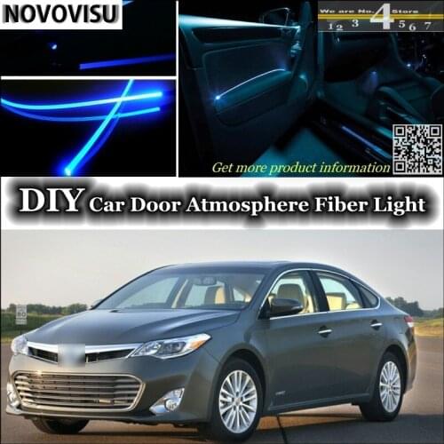 NOVOVISU For TOYOTA Avalon / Pronard interior Ambient Light Tuning Atmosphere Fiber Optic Lights Inside Door Panel illumination