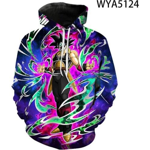 New Anime Dragon Hoodies DBZ 3D Printed Men Women Children Fashion Sweatshirts Hooded Boy Girl Kids Pullover Streetwear Tops